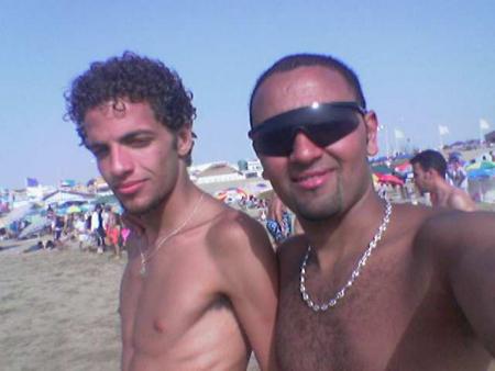 moi et youssef a mehdia beach