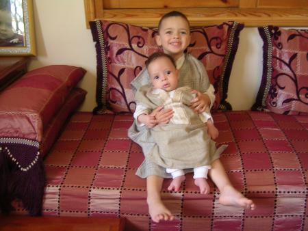 Ayoub et Adam mes neveux